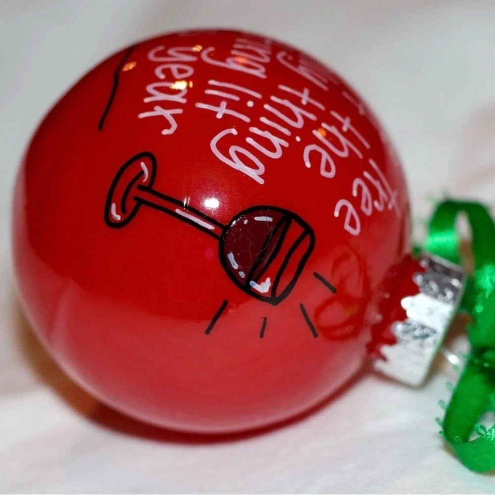 Handmade Christmas Ornament: The tree isn't the only thing getting lit this year